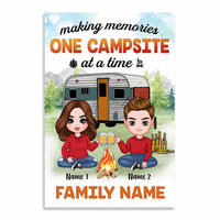 Personalized Camping Campsite Memory Couple Poster JR35 24O34 thumb 1