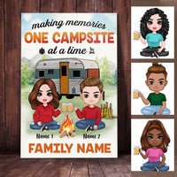 Personalized Camping Campsite Memory Couple Poster JR35 24O34 thumb 1