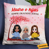 Personalized Spanish Mother Daughter Forever Linked Together Pillow JR215 85O25 1