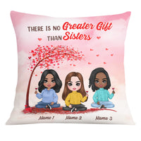 Personalized Sister No Greater Gift Pillow JR242 85O25 thumb 1