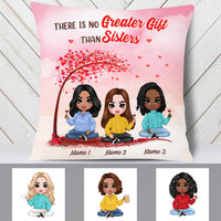 Personalized Sister No Greater Gift Pillow JR242 85O25 thumb 1