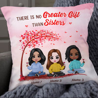 Personalized Sister No Greater Gift Pillow JR242 85O25 thumb 1