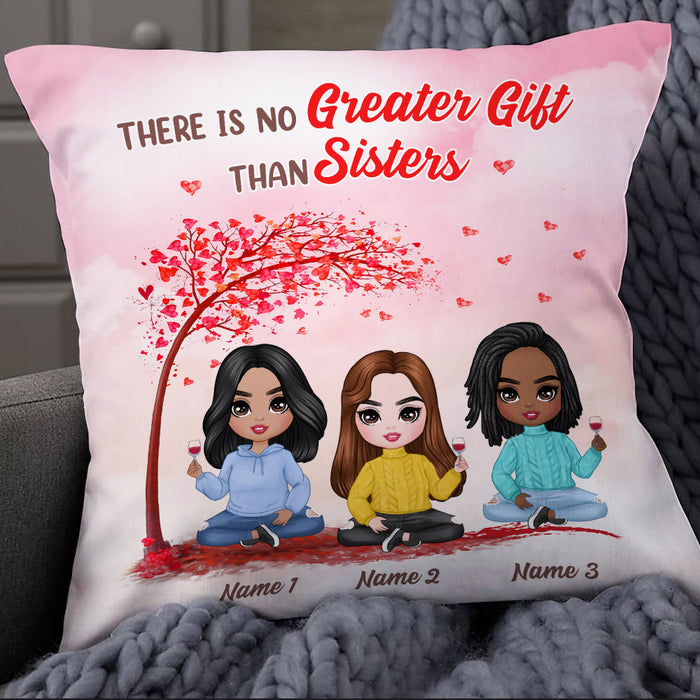 Personalized Sister No Greater Gift Pillow JR242 85O25 1