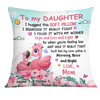 Personalized Flamingo Daughter Pillow JR253 24O24 1