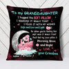 Personalized Granddaughter Flamingo Pillow JR247 24O23 1