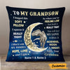 Personalized Grandson Dinosaur Pillow JR244 30O47 1