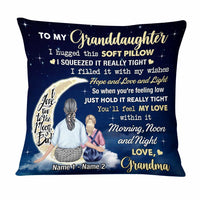 Personalized Hug This Granddaughter Pillow JR243 30O47 thumb 1