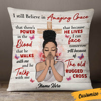 Personalized BWA Jesus Girl Still Believe Pillow JR248 95O36 thumb 1