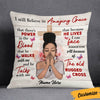 Personalized BWA Jesus Girl Still Believe Pillow JR248 95O36 1
