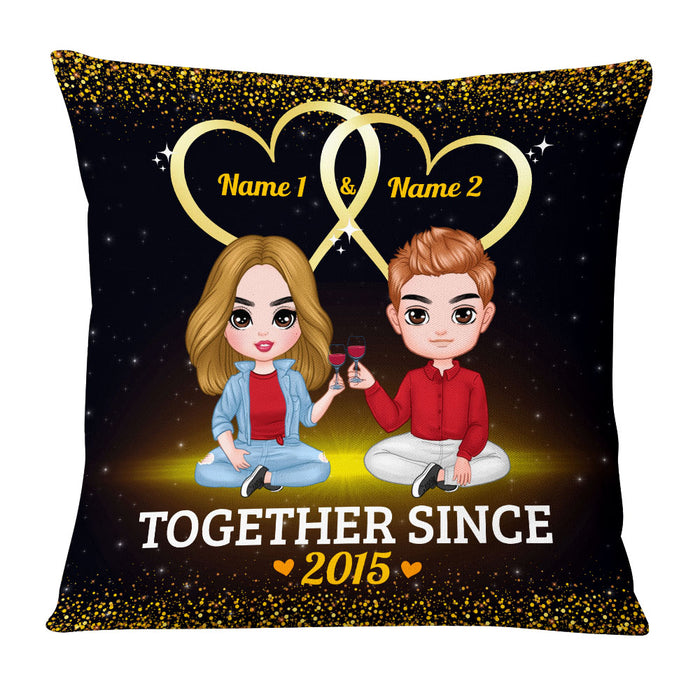 Personalized Couple Together Pillow JR241 30O53 1