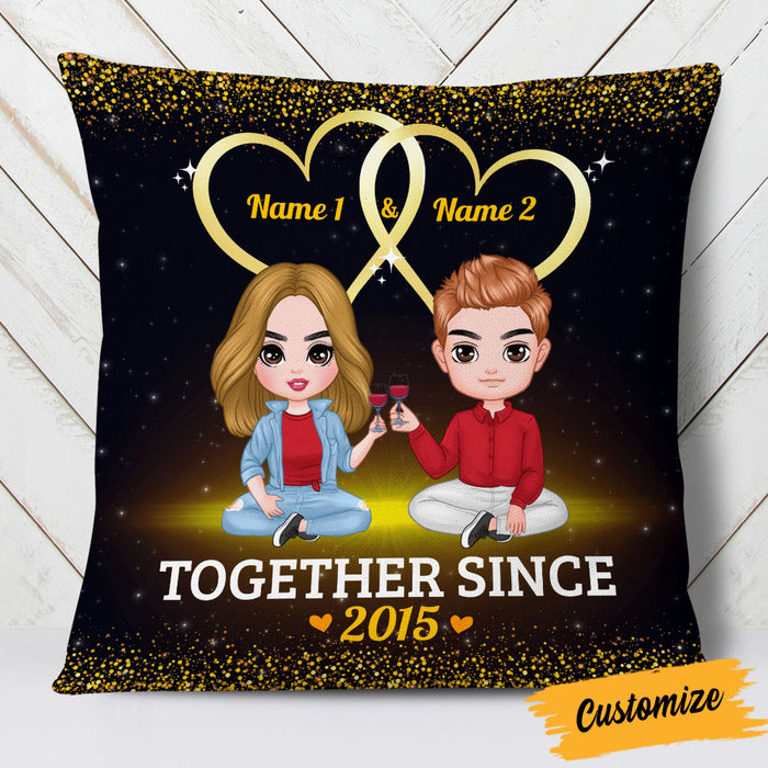 Personalized Couple Together Pillow JR241 30O53 1