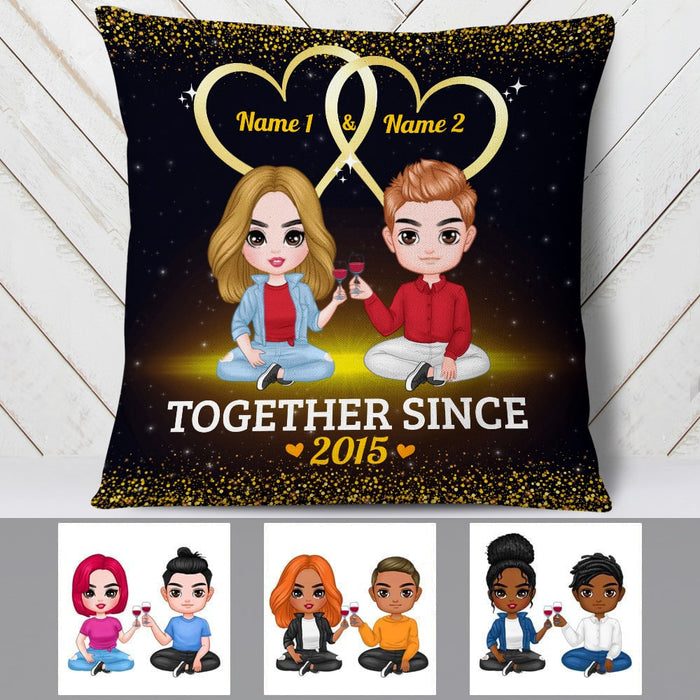 Personalized Couple Together Pillow JR241 30O53 1