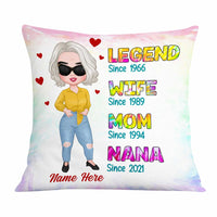 Personalized Love Mom Grandma Legend Pillow JR242 23O57 thumb 1