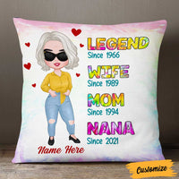 Personalized Love Mom Grandma Legend Pillow JR242 23O57 thumb 1