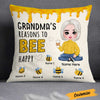 Personalized Love Mom Grandma Bee Pillow JR276 23O23 1