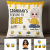 Personalized Love Mom Grandma Bee Pillow JR276 23O23 1