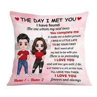 Personalized Couple Pillow JR246 26O58 thumb 1