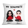 Personalized Couple Icon Love My Soulmate Pillow JR265 23O57 1