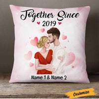 Personalized Valentine Together Couple Love Pillow JR254 23O23 thumb 1