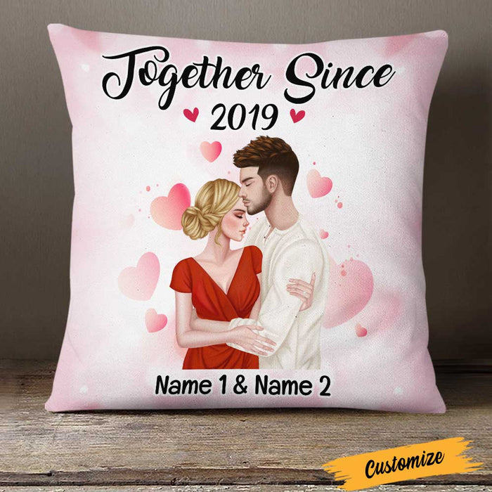 Personalized Valentine Together Couple Love Pillow JR254 23O23 1