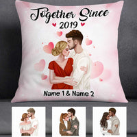 Personalized Valentine Together Couple Love Pillow JR254 23O23 thumb 1