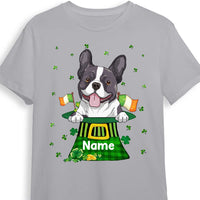 Personalized Dog Patrick's Day T Shirt JR252 30O53 thumb 1