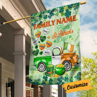 Personalized St Patrick's Day Flag JR251 24O34 thumb 1