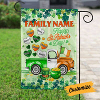 Personalized St Patrick's Day Flag JR251 24O34 thumb 1
