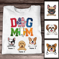 Personalized Dog Patrick's Day Dog Mom T Shirt JR252 85O53 thumb 1