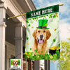 Personalized Dog  Photo St Patrick's Day Flag JR253 85O47 1