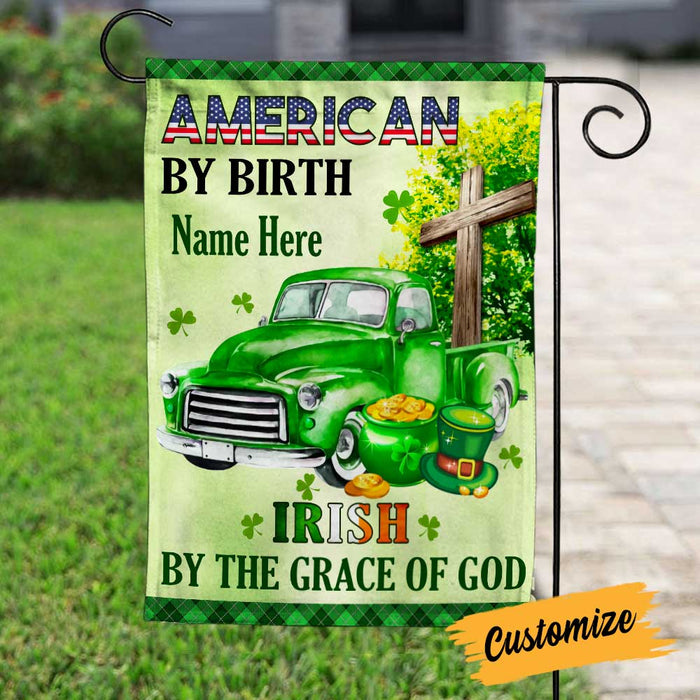 Personalized St Patrick's Day Flag JR251 85O34 1