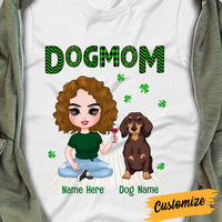 Personalized Dog Patrick's Day Mom T Shirt JR268 24O23 thumb 1