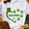 Personalized Dog Patrick's Day Mom T Shirt JR258 95O36 1