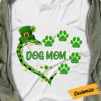 Personalized Dog Patrick's Day Mom T Shirt JR258 95O36 thumb 1