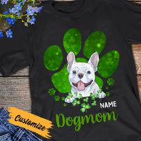 Personalized Dog Patrick's Day Mom T Shirt JR255 95O36 thumb 1