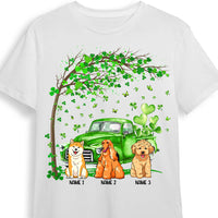 Personalized Dog Patrick's Day T Shirt JR252 30O36 thumb 1