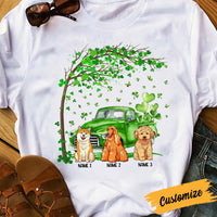 Personalized Dog Patrick's Day T Shirt JR252 30O36 thumb 1
