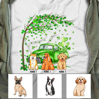 Personalized Dog Patrick's Day T Shirt JR252 30O36 thumb 1