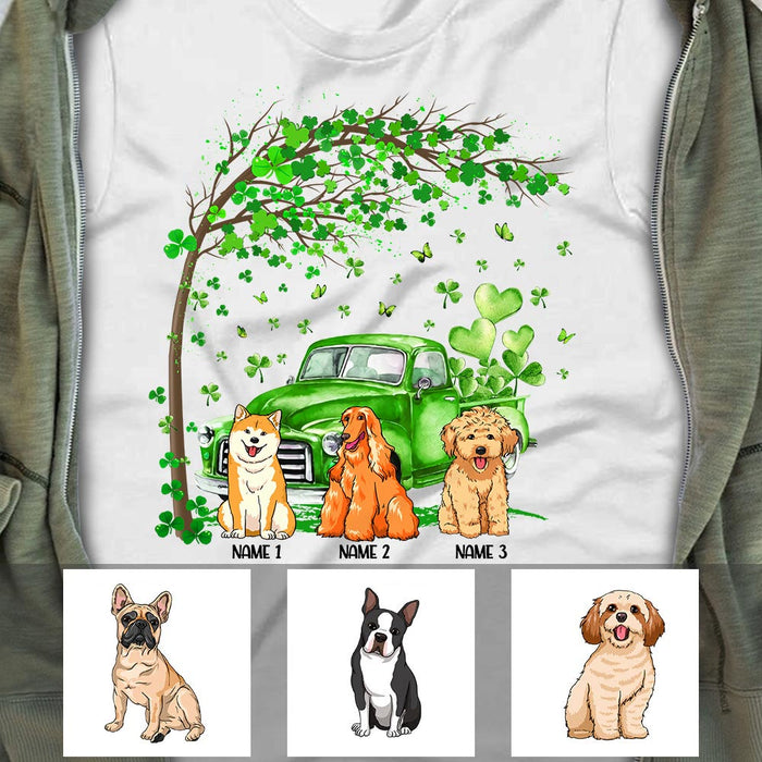 Personalized Dog Patrick's Day T Shirt JR252 30O36 1