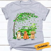 Personalized Dog Patrick's Day T Shirt JR252 30O36 thumb 1