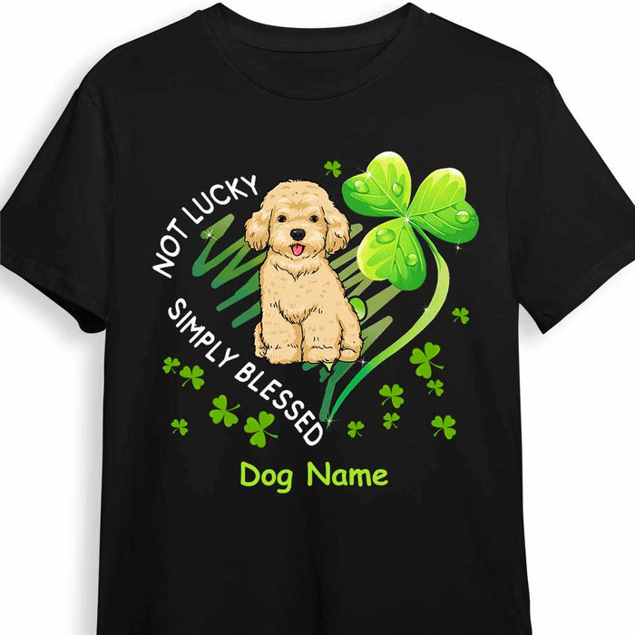 Personalized Dog Patrick's Day T Shirt JR252 26O34 1