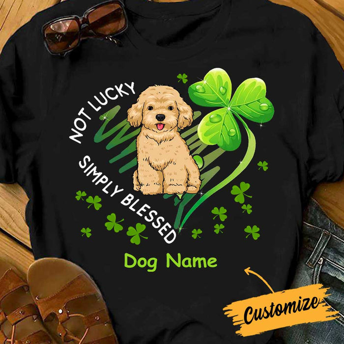 Personalized Dog Patrick's Day T Shirt JR252 26O34 1