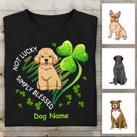 Personalized Dog Patrick's Day T Shirt JR252 26O34 thumb 1