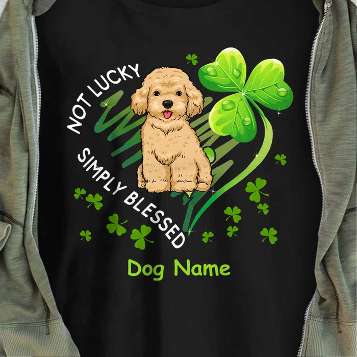 Personalized Dog Patrick's Day T Shirt JR252 26O34 1