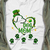Personalized Dog Patrick's Day Mom T Shirt JR253 23O23 1