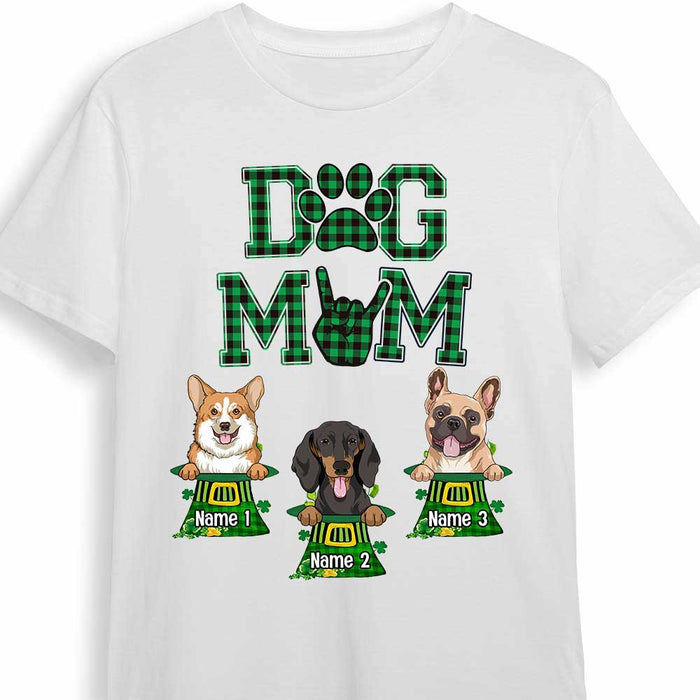 Personalized Dog Patrick's Day T Shirt JR254 26O34 1