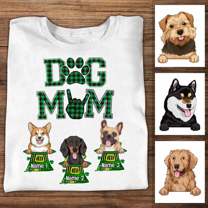 Personalized Dog Patrick's Day T Shirt JR254 26O34 1