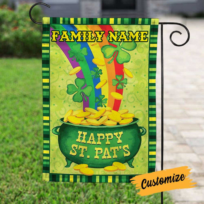 Personalized St Patrick's Day Flag JR251 26O34 1