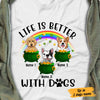 Personalized Dog Patrick's Day T Shirt JR2610 23O23 1