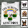 Personalized Dog Patrick's Day T Shirt JR2610 23O23 1